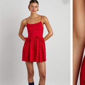 Damson Madder Penelope Dress red